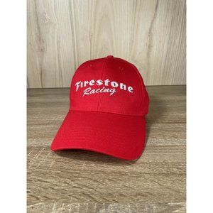 Firestone Racing Red Stitch Snapback Adjustable Hat